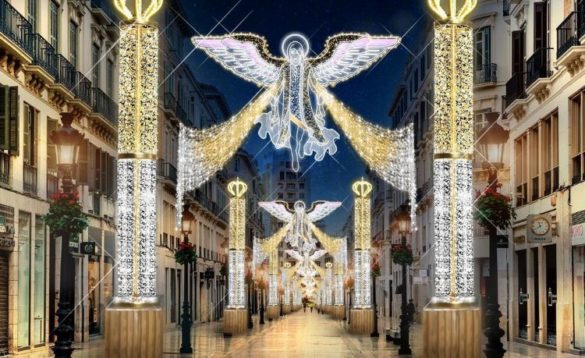 christmas lights in malaga 2022